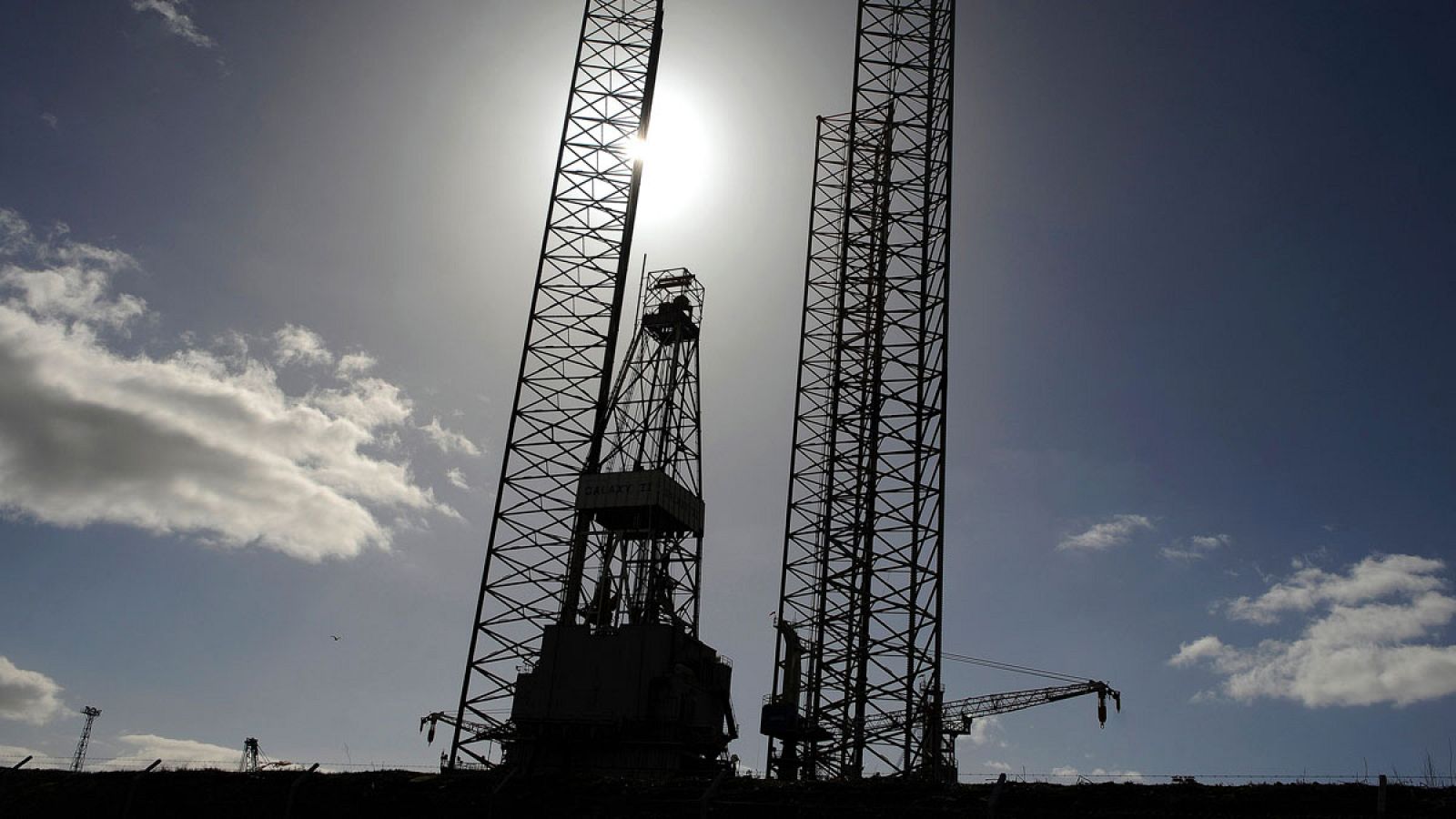 Plataforma petrolera al norte de la localidad escocesa de Inverness