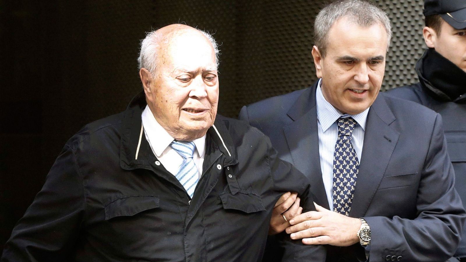 El extesorero del PP Álvaro Lapuerta sale de la Audiencia Nacional, en una imagen de 2015.