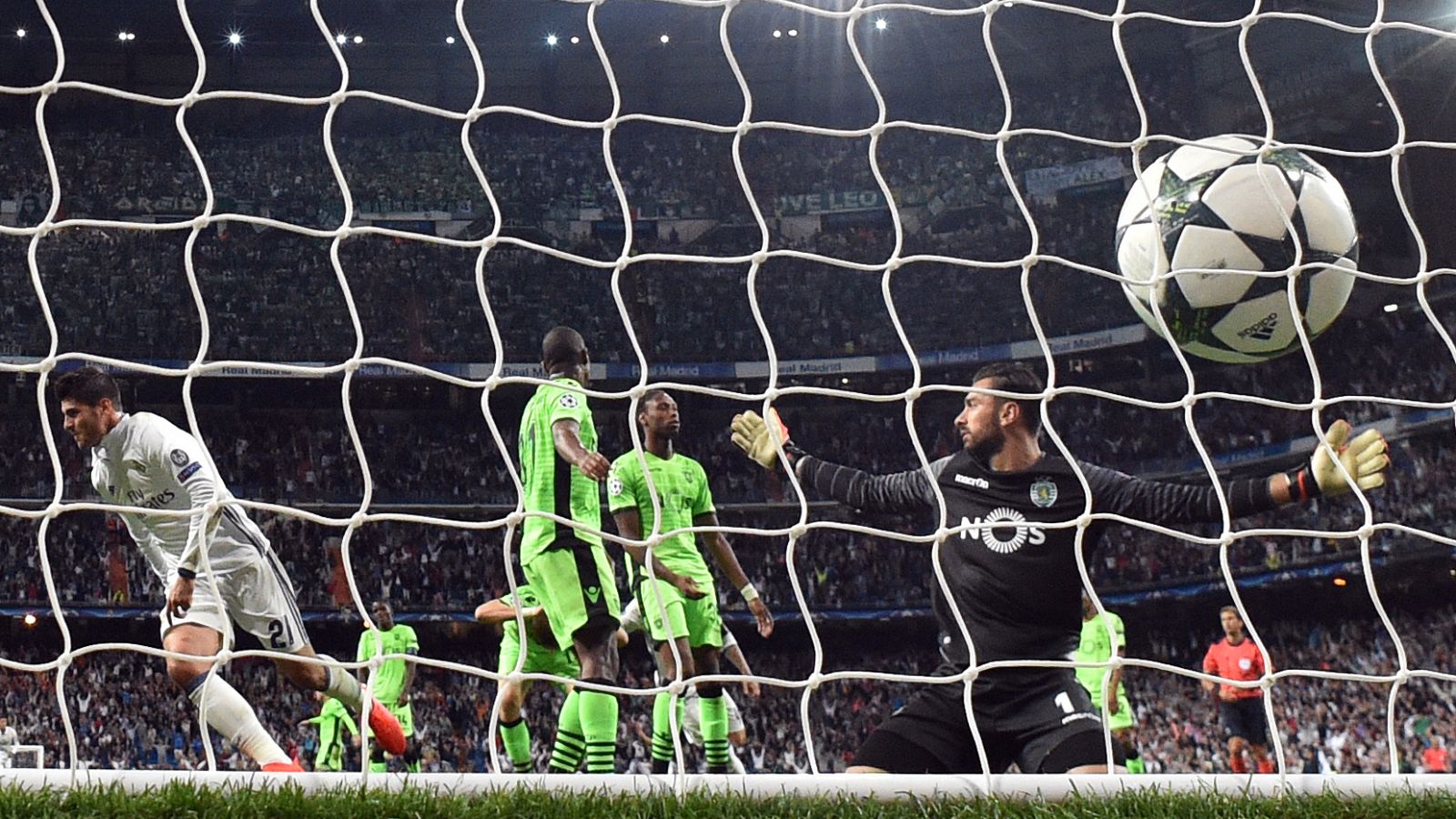 El Real Madrid vence al Sporting de Portugal por 2-1