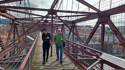 La mitad invisible del Puente Vizcaya