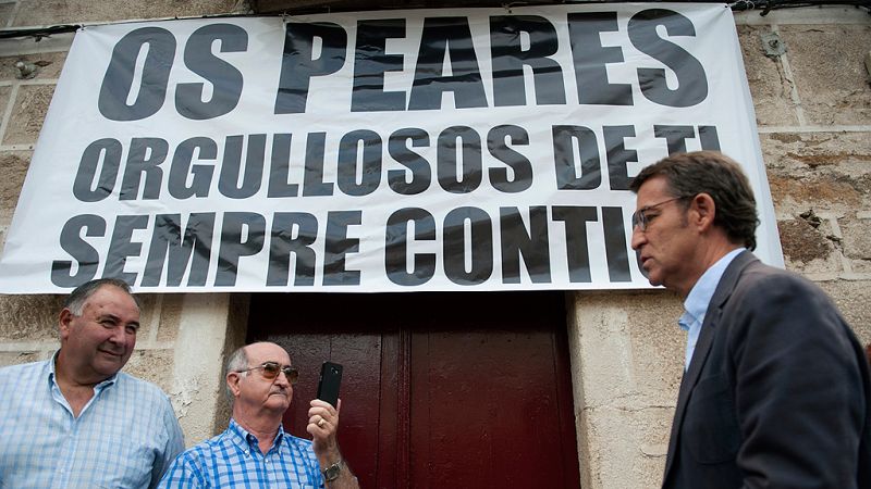 Feijóo clama por el voto útil en su aldea natal y el resto demanda un cambio