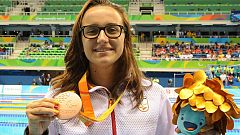 María Delgado se cuelga el bronce en 50m libre