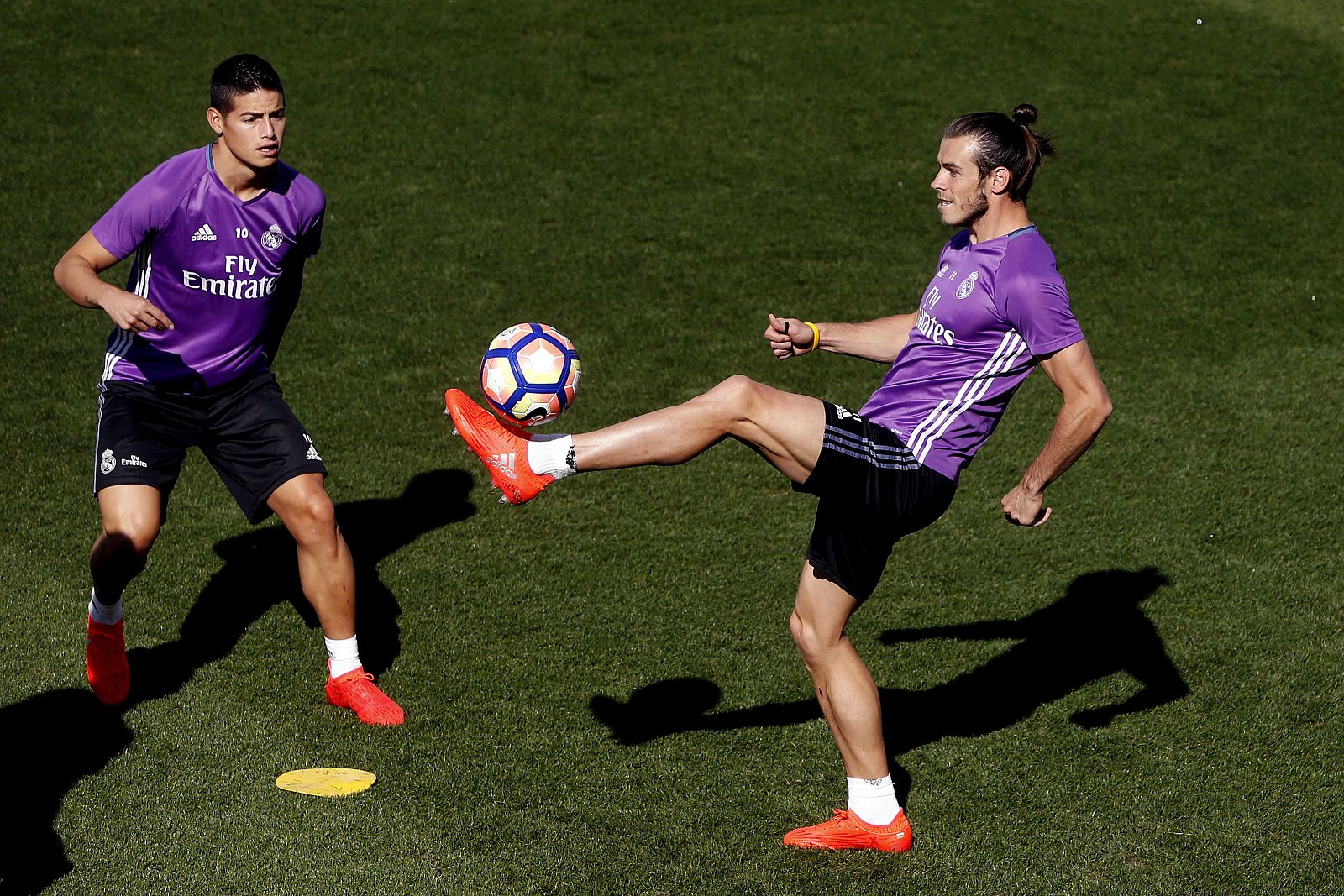 Bale entrena este martes en Valdebebas