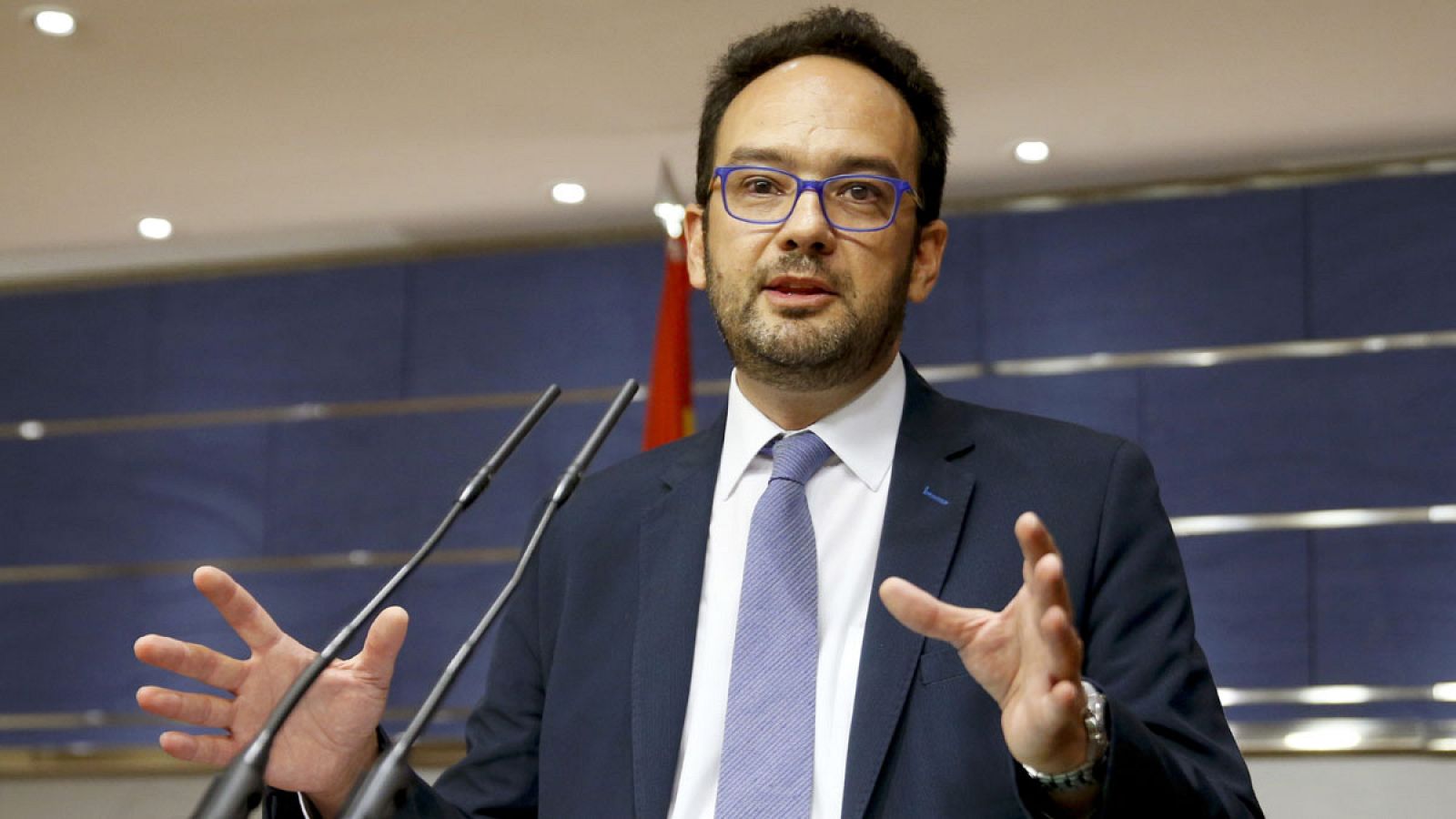 Antonio Hernando, portavoz del PSOE en el Congreso de los Diputados