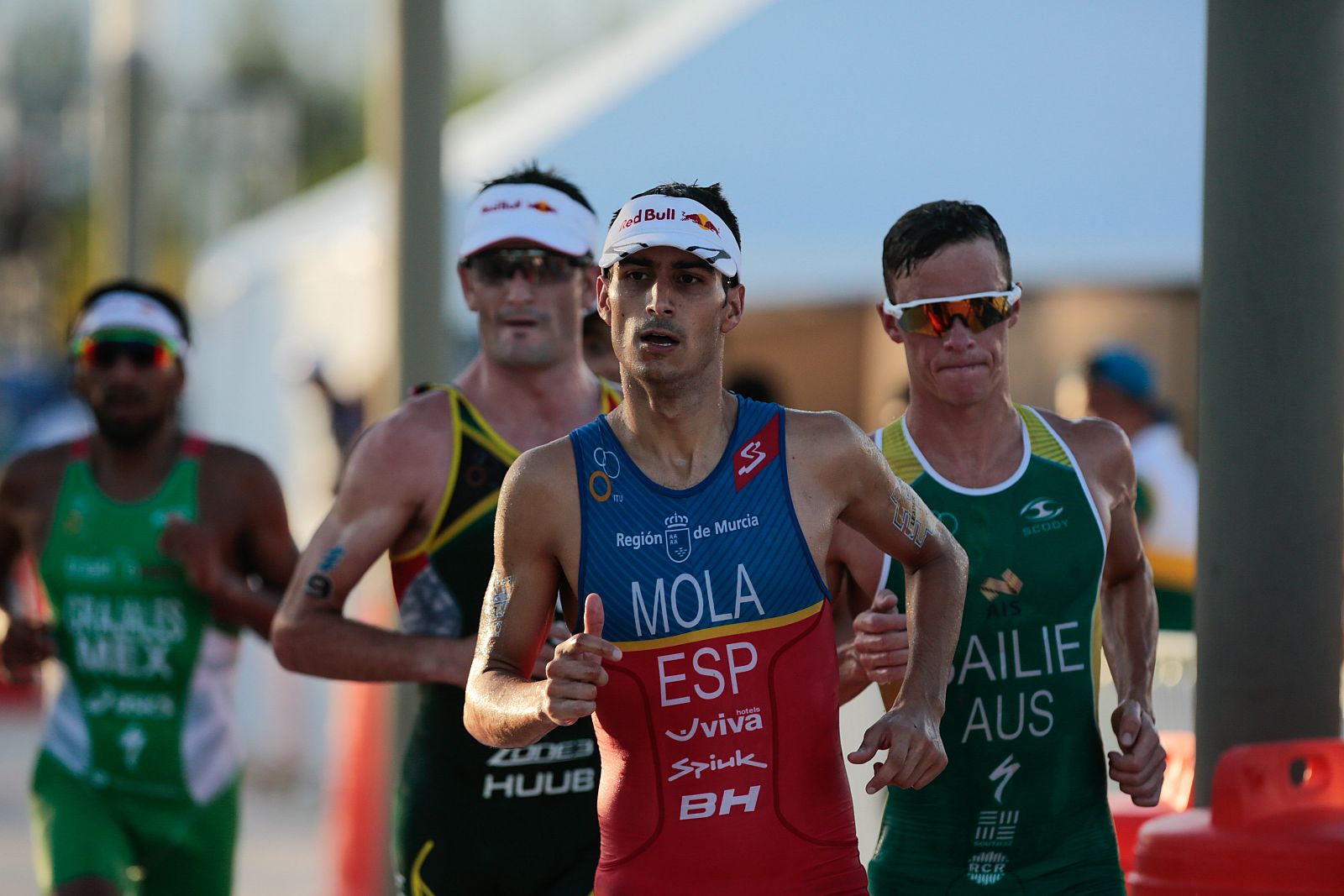 Mario Mola durante la prueba de Cozumel