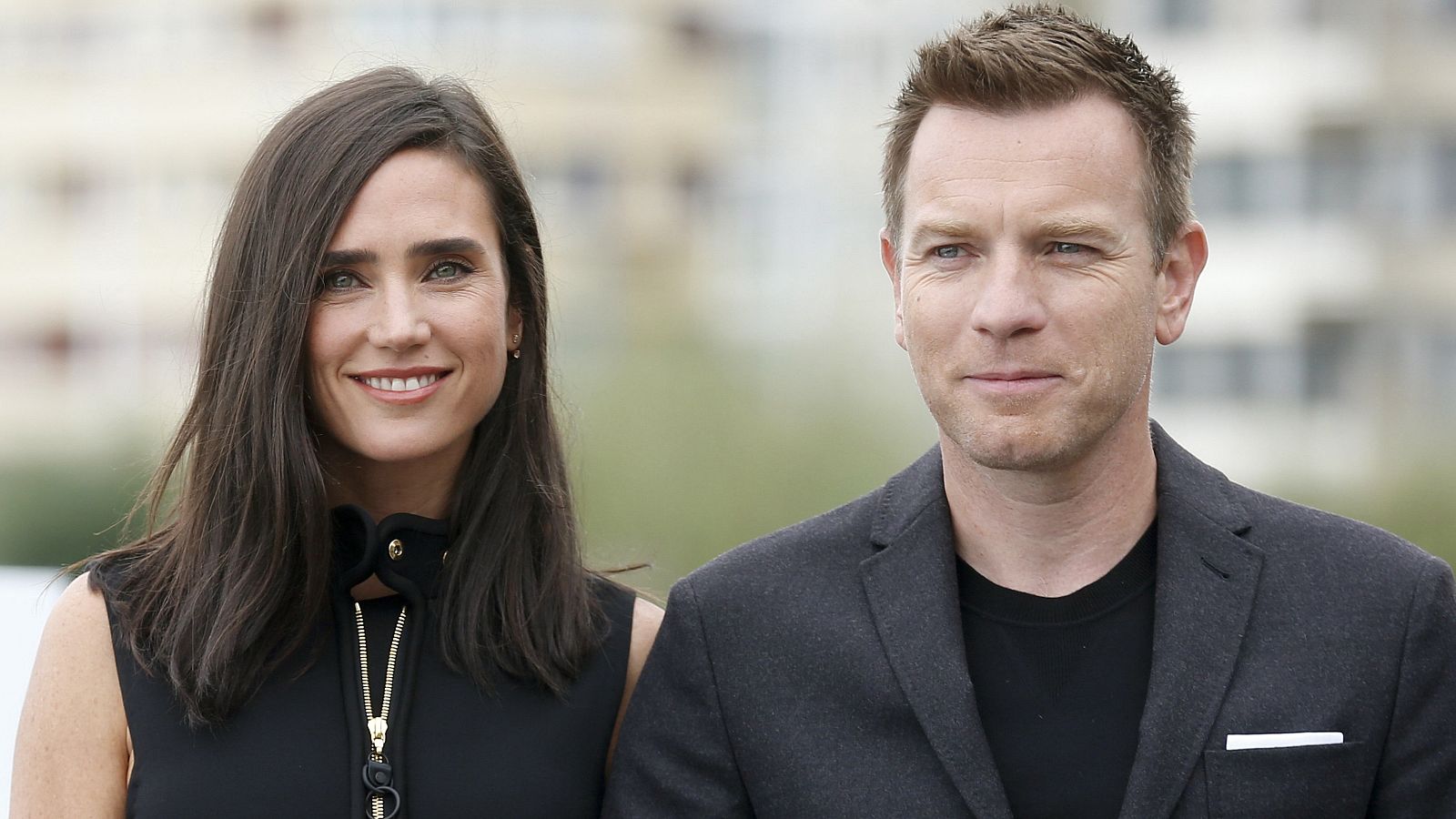 Jennifer Connelly junto a Ewan MacGregor en San Sebastián.