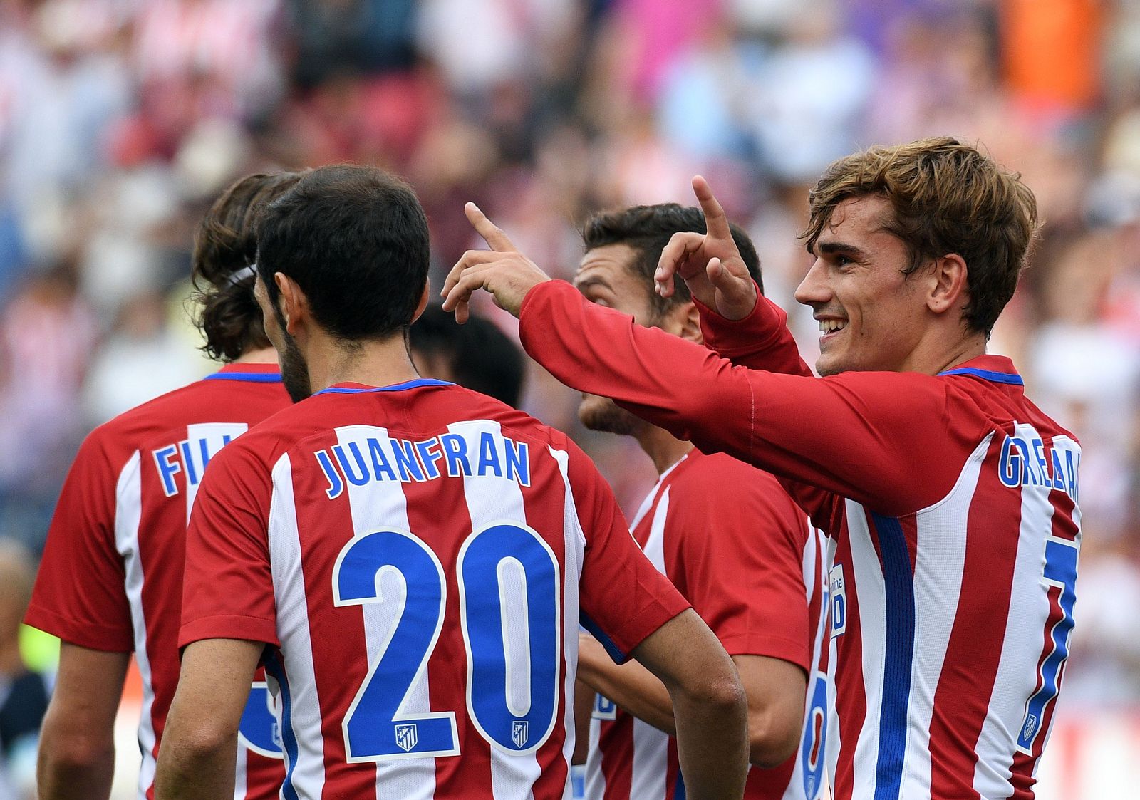 Griezmann celebra su gol ante el Dépor