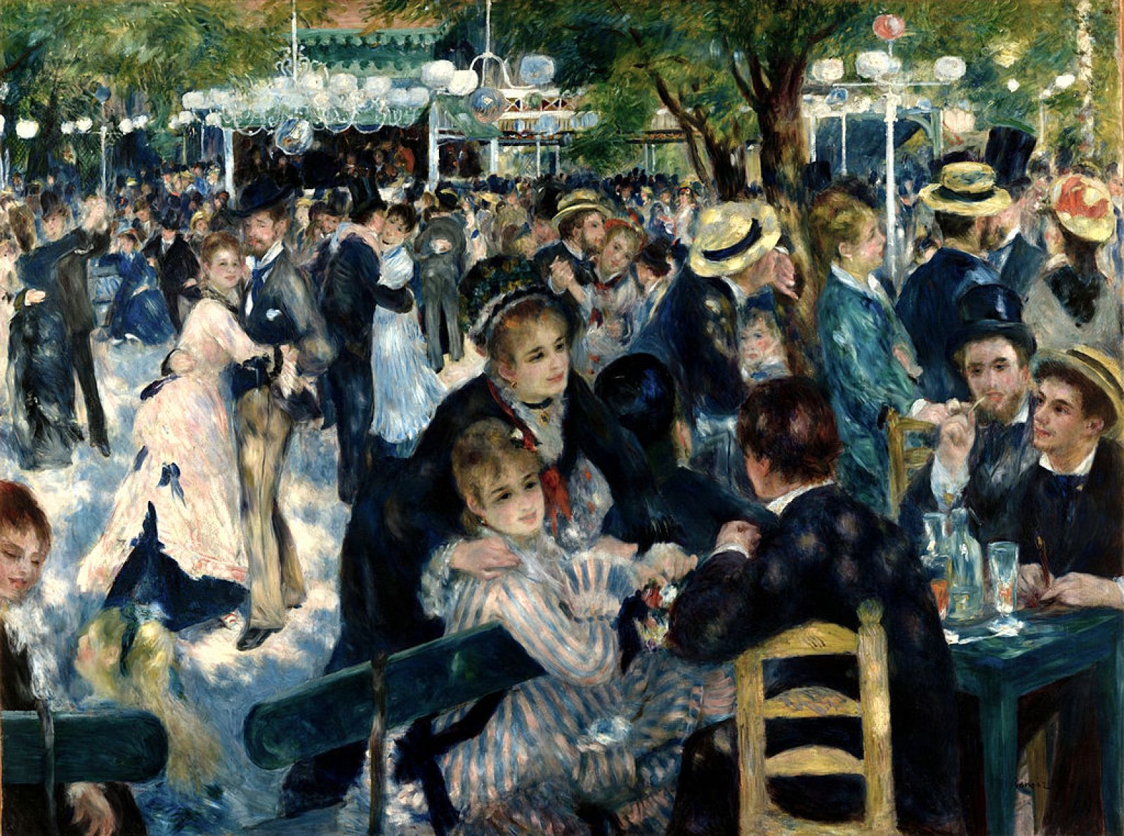 "Le moulin de la Galette", de Pierre-Auguste Renoir