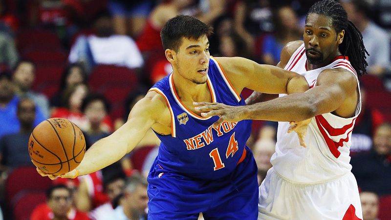 Willy Hernangómez se deja ver en su debut con los Knicks