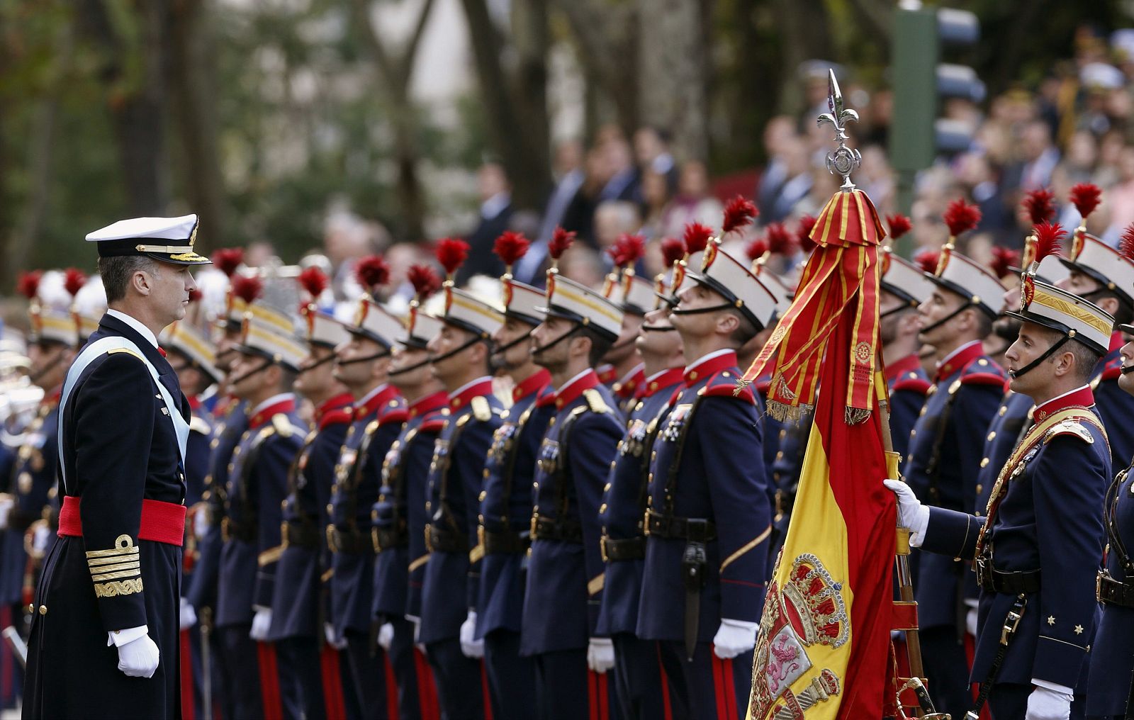 Los reyes presidirán el desfile del Día de la Fiesta Nacional