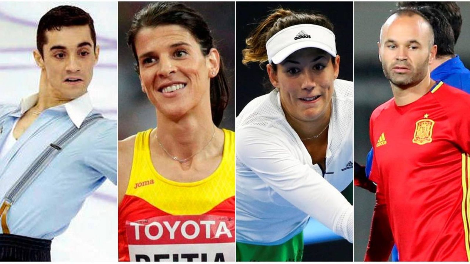 Javier Fernández, Beitia, Muguruza e Iniesta, Premios Nacionales del Deporte
