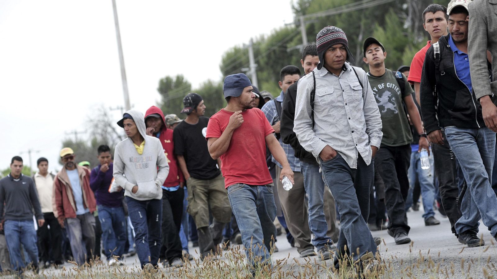 Unos 700 migrantes, la mayoría de ellos de Honduras, Guatemala y el Salvador, recorren territorio mexicano (imagen de archivo)