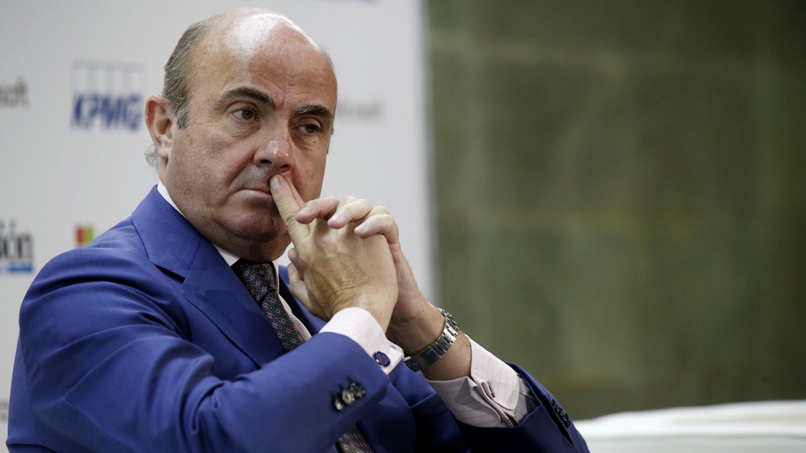 El ministro de Economía en funciones, Luis de Guindos