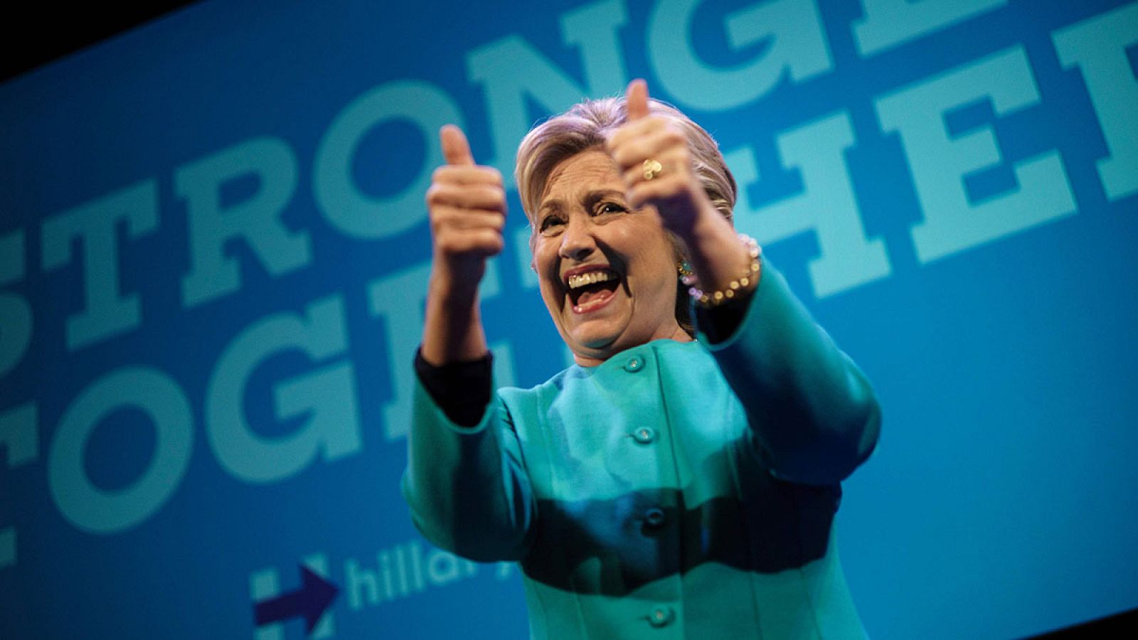 La candidata demócrata a la Casa Blanca, Hillary Clinton