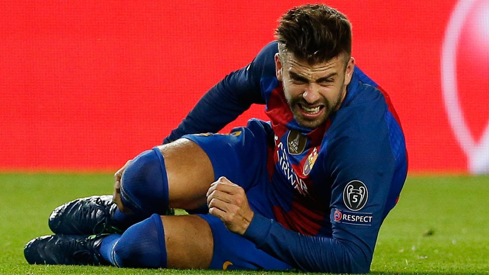 Piqué se lesiona