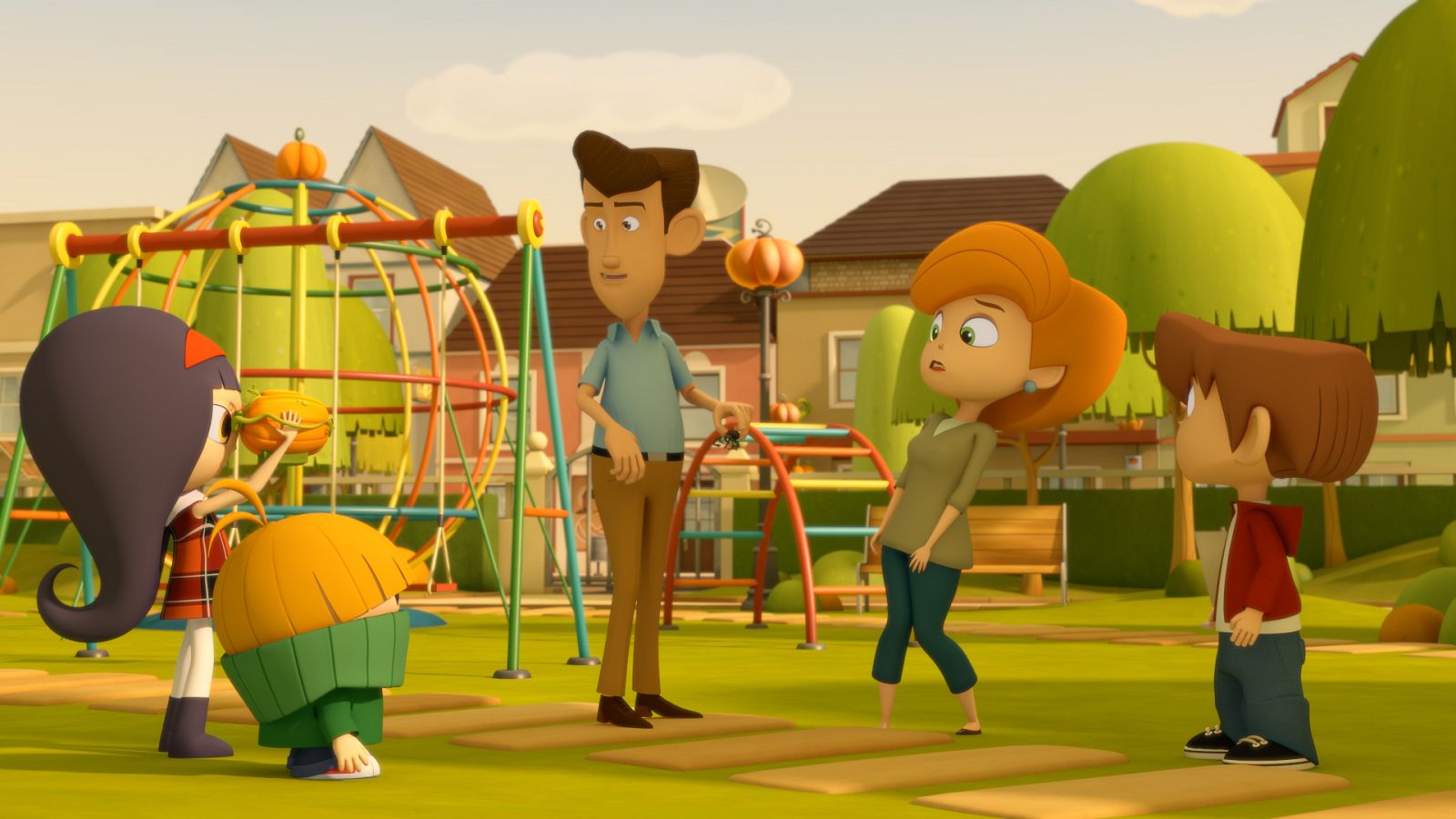 Los protagonistas de Pumpkin Rerports, nuevos amigos en Clan