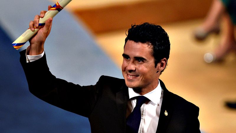Javier Gómez Noya es coronado en Asturias