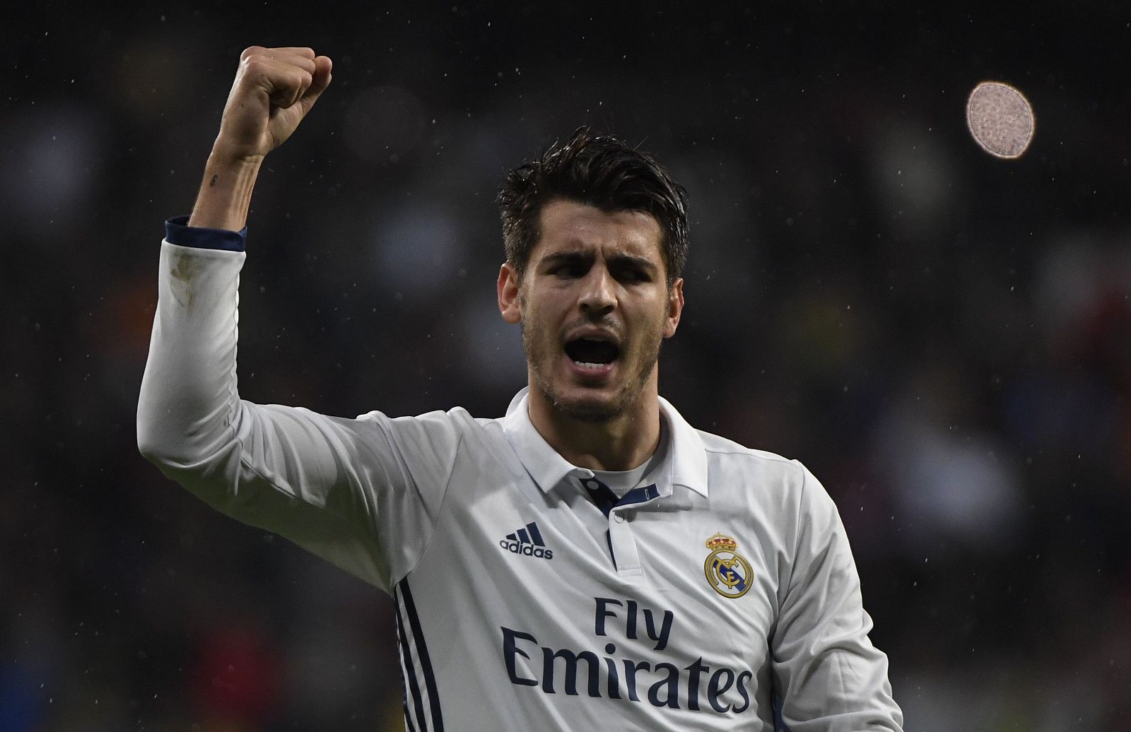 Morata celebra su gol ante el Athletic