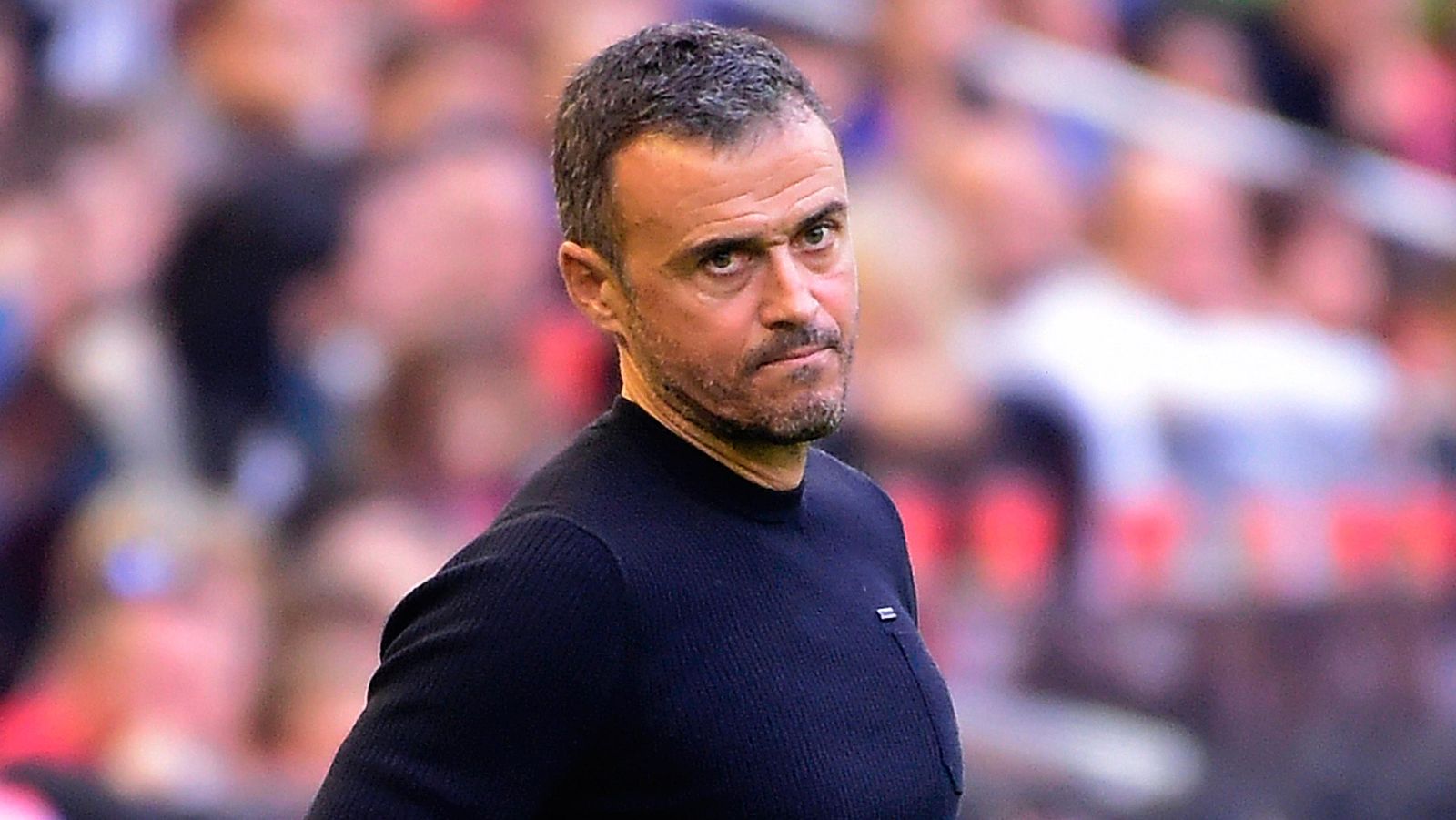 Luis Enrique en Mestalla.