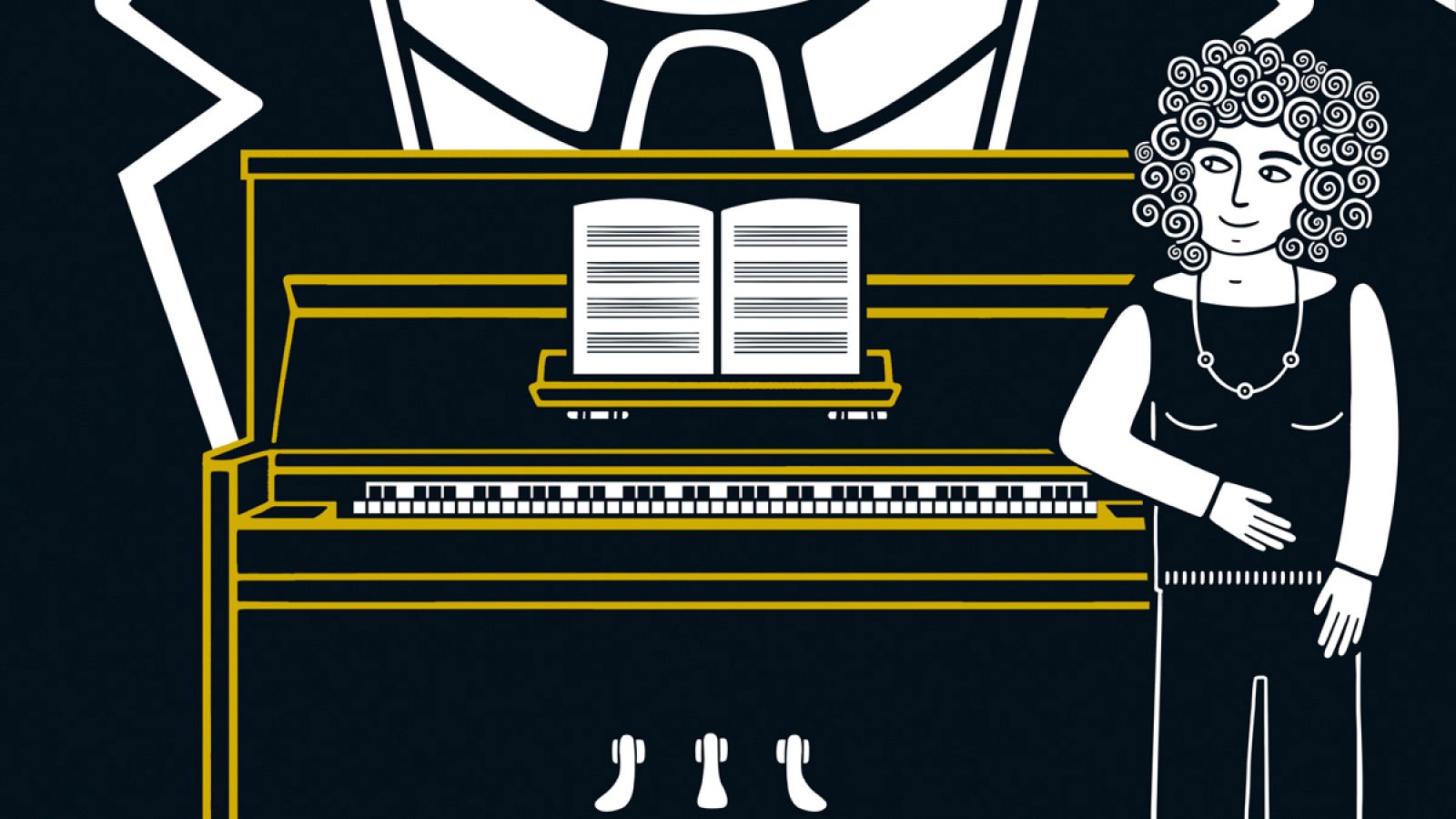 Fragmento de la portada de 'El piano oriental'