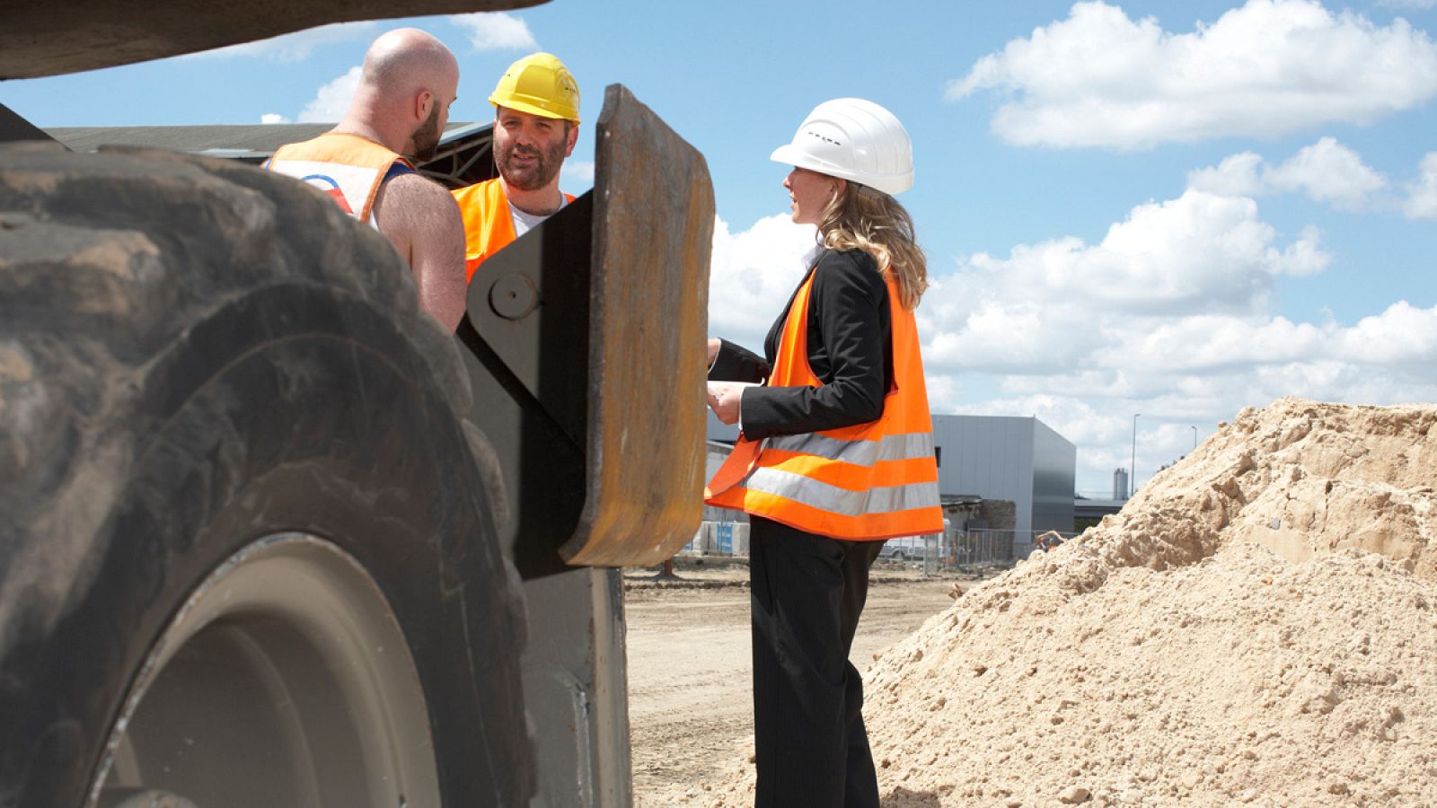Trabajadores de la construcción en Alemania