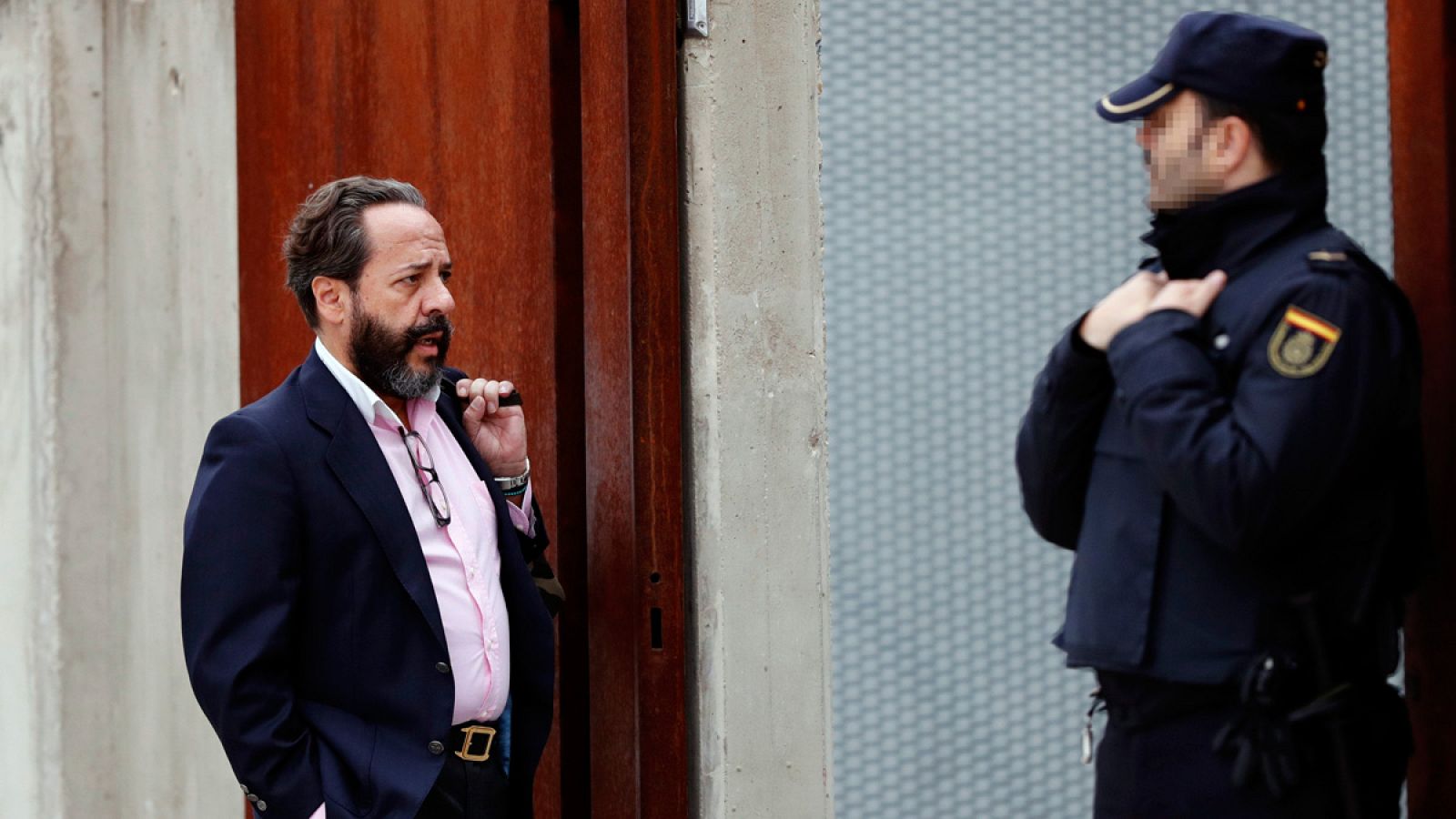 Álvaro Pérez Alonso, 'El Bigotes', a su llegada a la Audiencia Nacional.