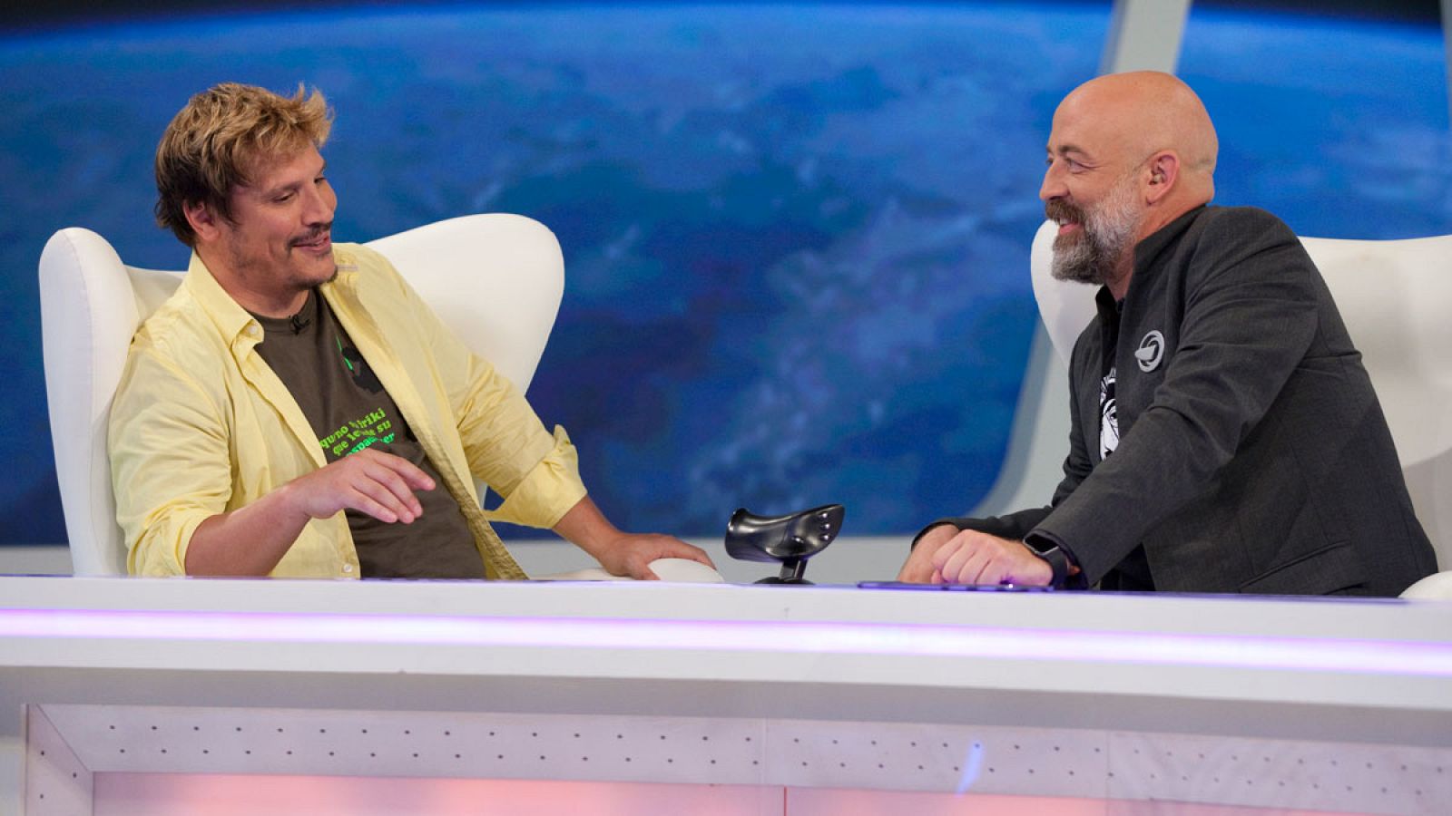 El actor Sergio Peris-Mencheta junto a Goyo Jiménez