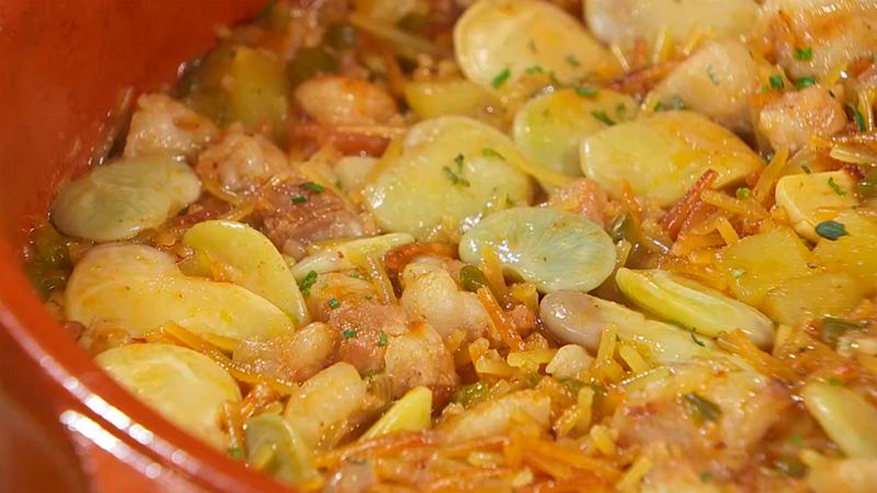 Receta de fideos caldosos con costilla 