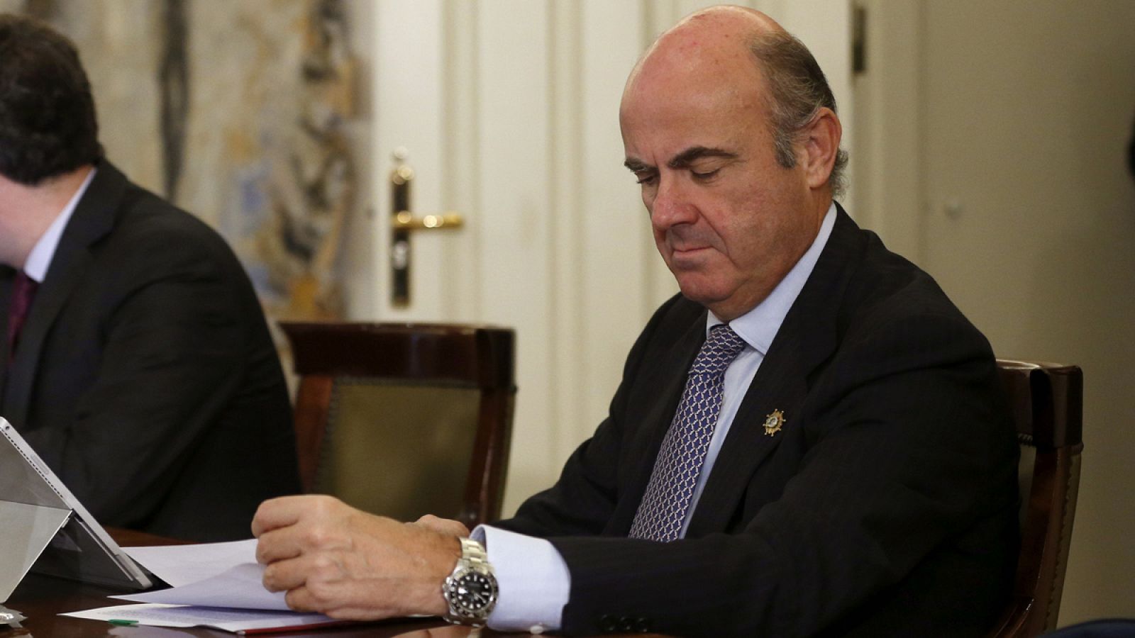 El ministro de Economía, Industria y Competitividad, Luis de Guindos.