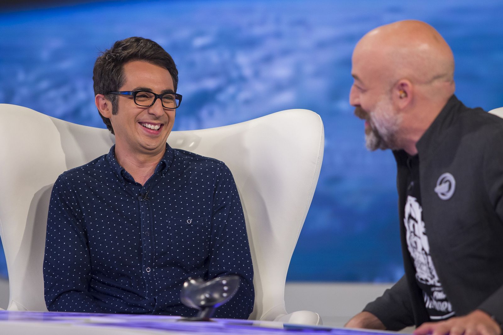 Berto Romero visita 'Órbita Laika: la nueva generación'