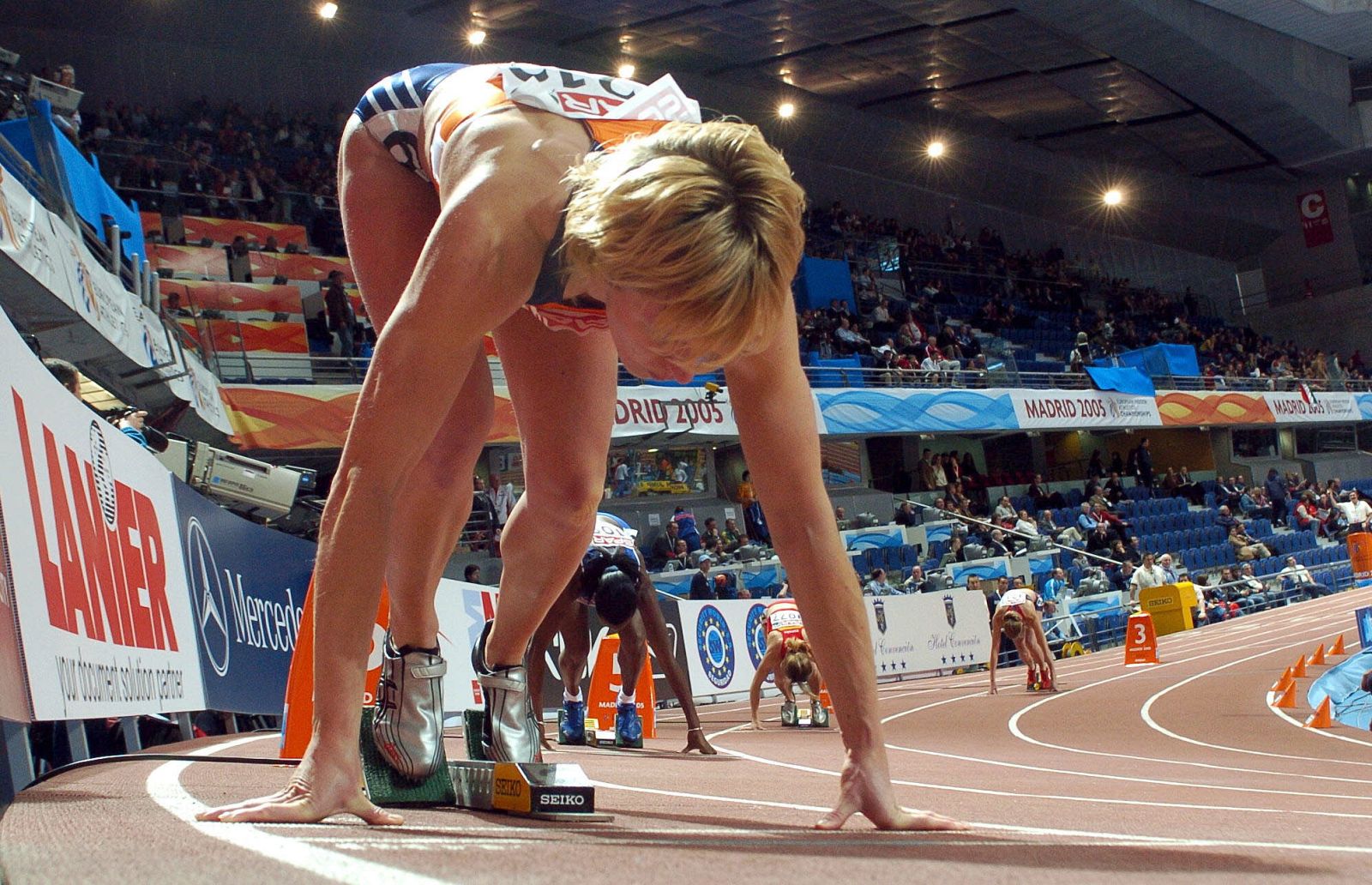 Imagen de archivo de una prueba de atletismo.