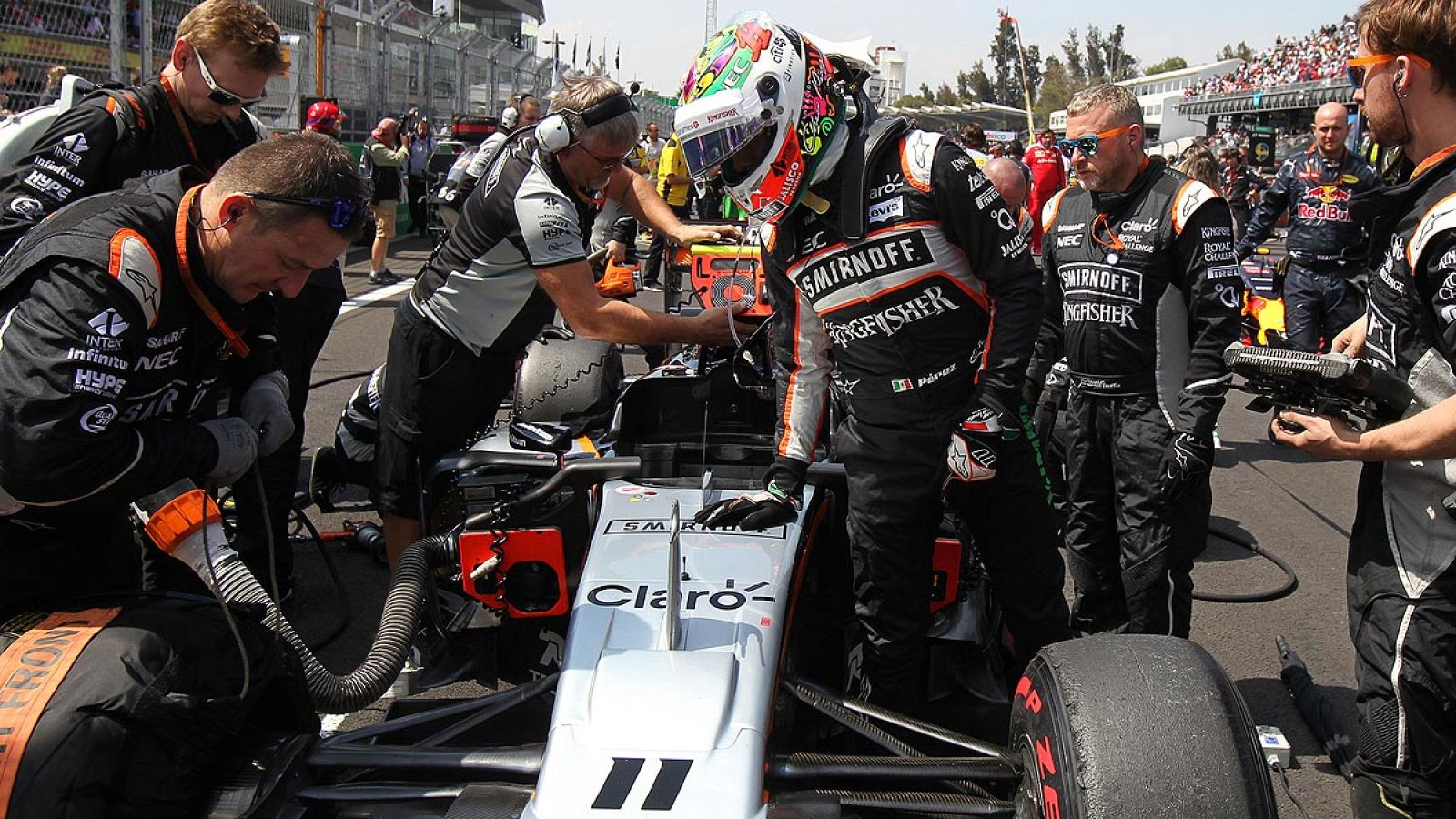 Imagen de archivo del piloto de Fórmula Uno Sergio Pérez