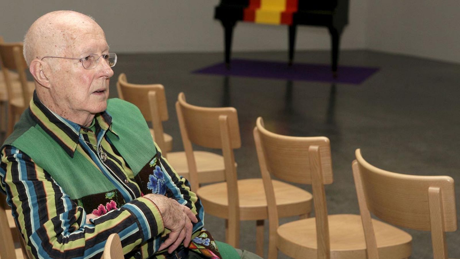 El artista Juan Hidalgo en una imagen de 2009