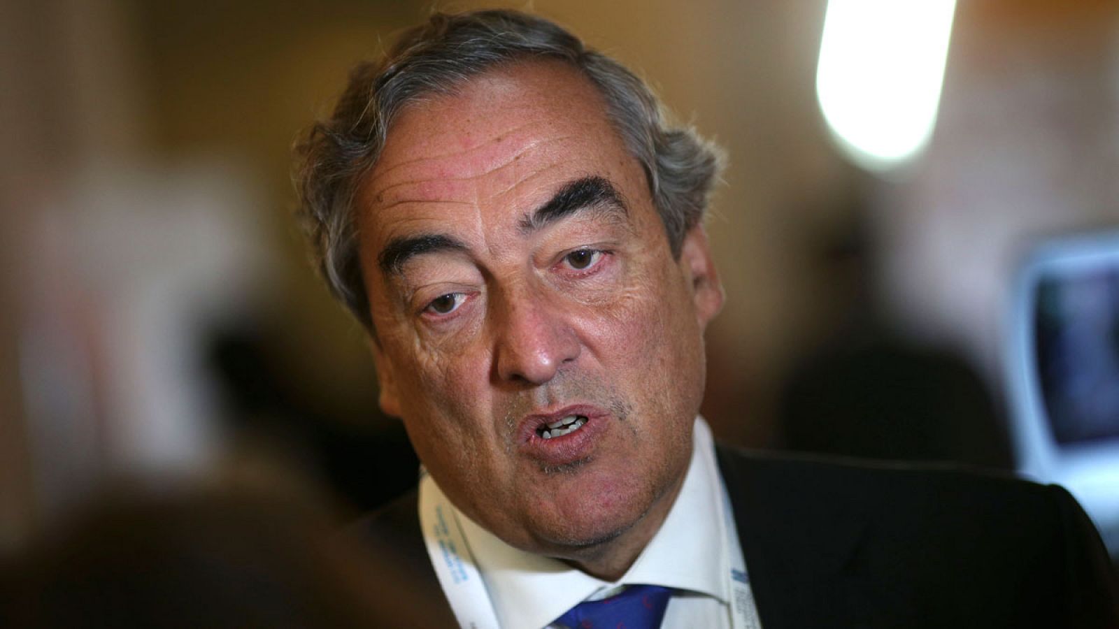 El presidente de la Confederación Española de Organizaciones Empresariales (CEOE), Juan Rosell