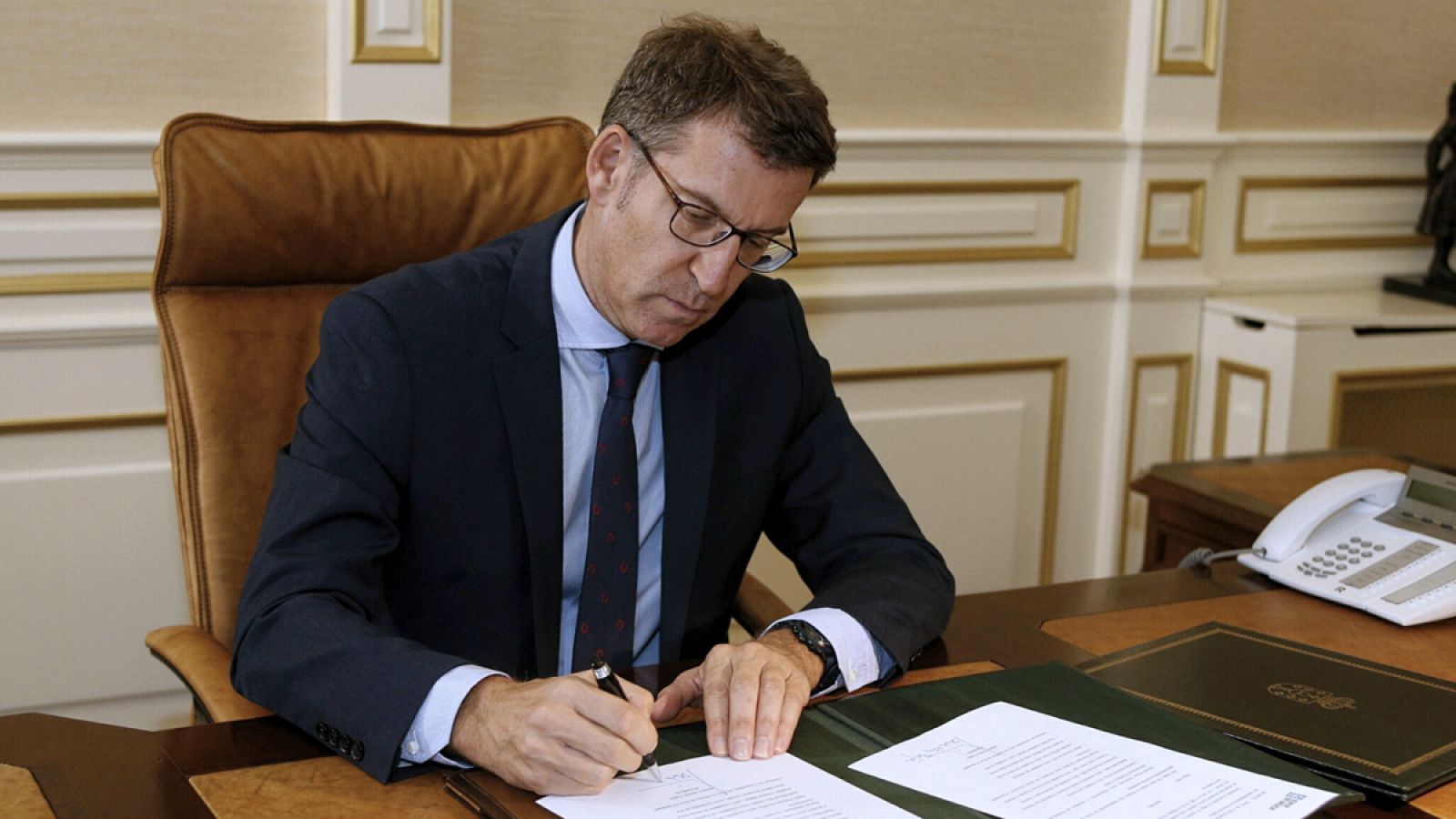 El presidente de la Xunta de Galicia, Alberto Núñez Feijóo.