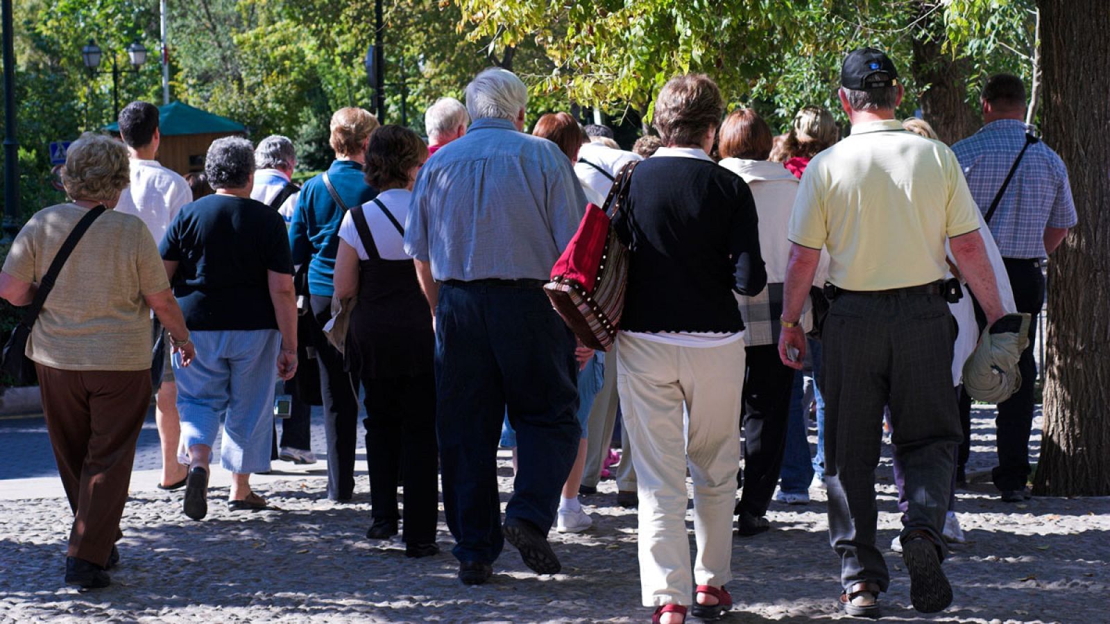 Un grupo de jubilados de excursión