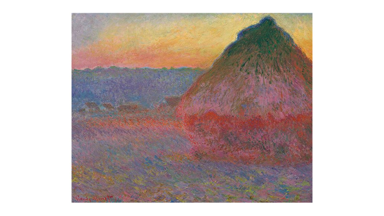 Una imagen de archivo de la pintura Meule, de Claude Monet
