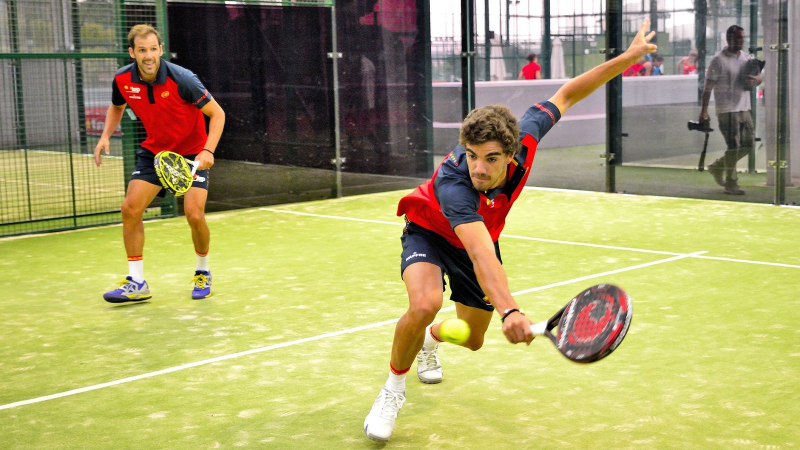 Juan Lebrón, integrante de la selección española de pádel