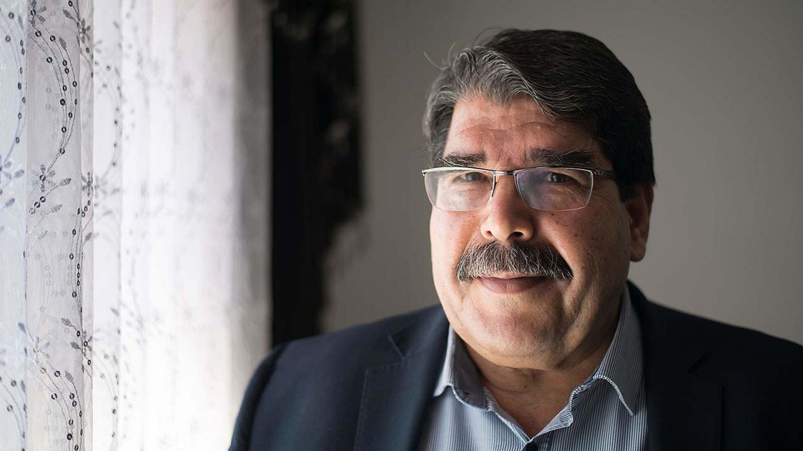 Imagen de archivo (diciembre 2013) de Salih Muslim, copresidente del Partido de la Unión Democrática (PYD, kurdos de Siria)