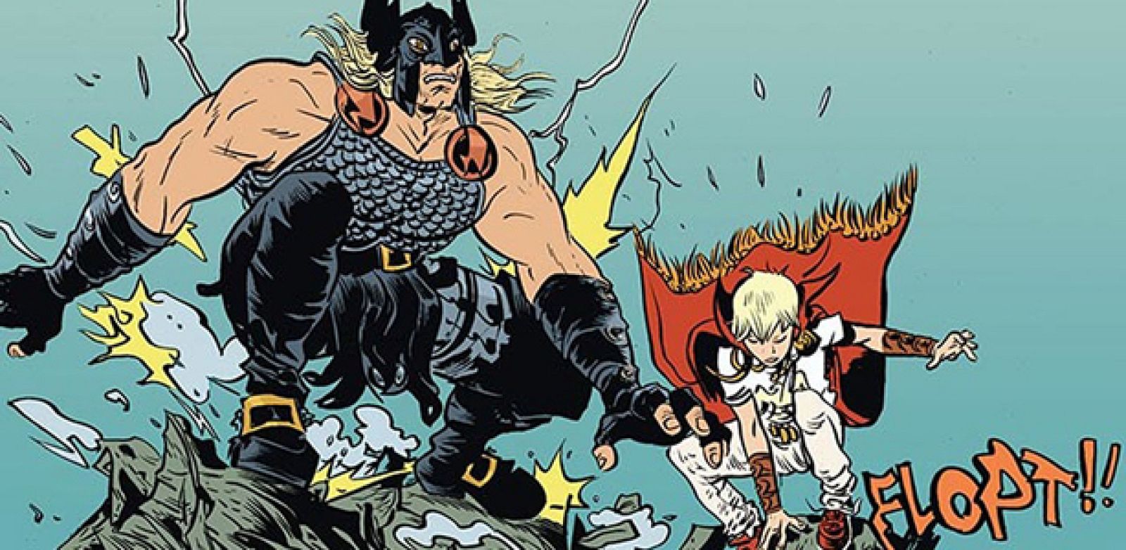 Viñeta de 'Battling Boy', de Paul Pope