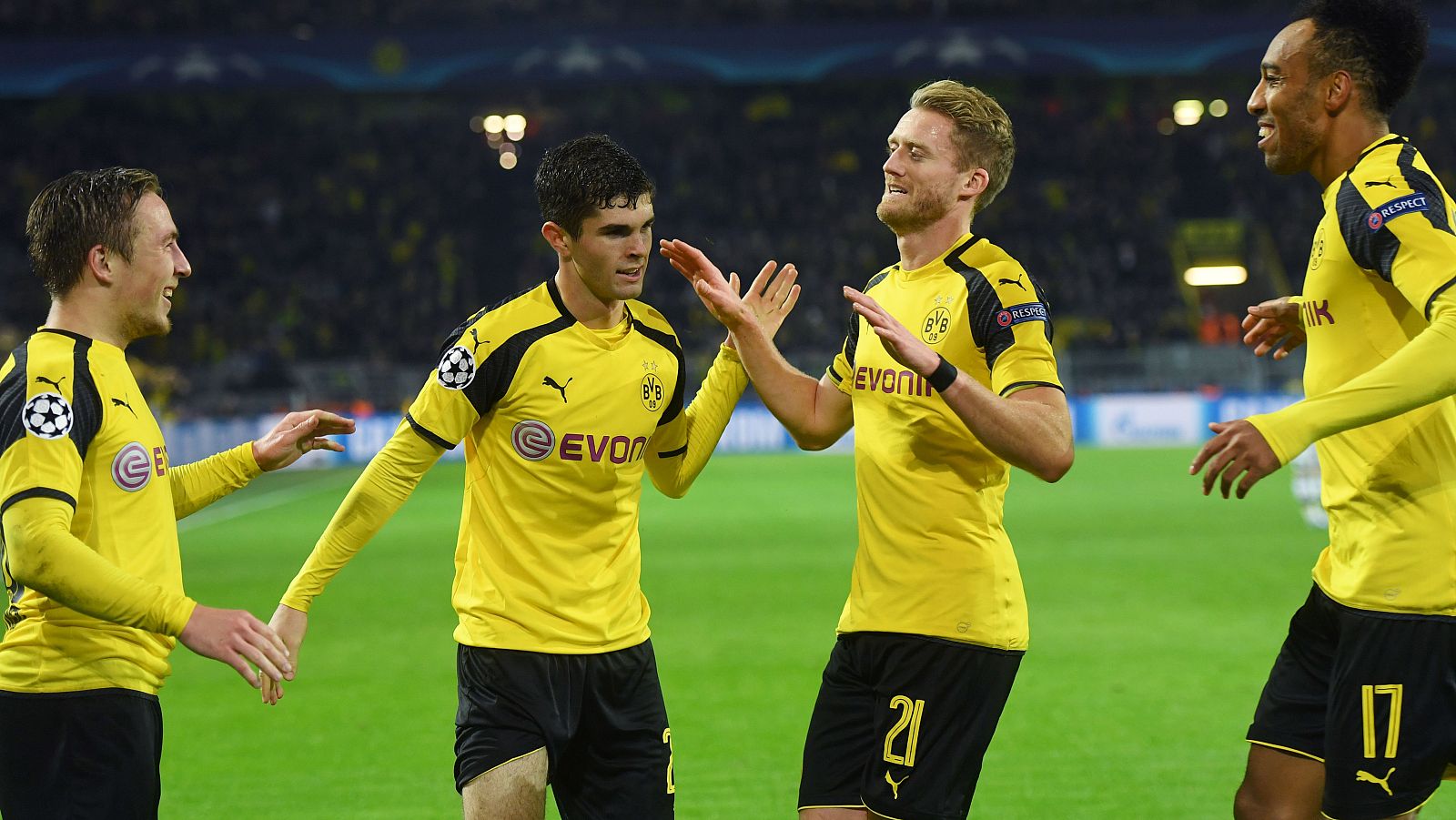 El Borussia Dortmund ha arrollado al Legia (8-4)