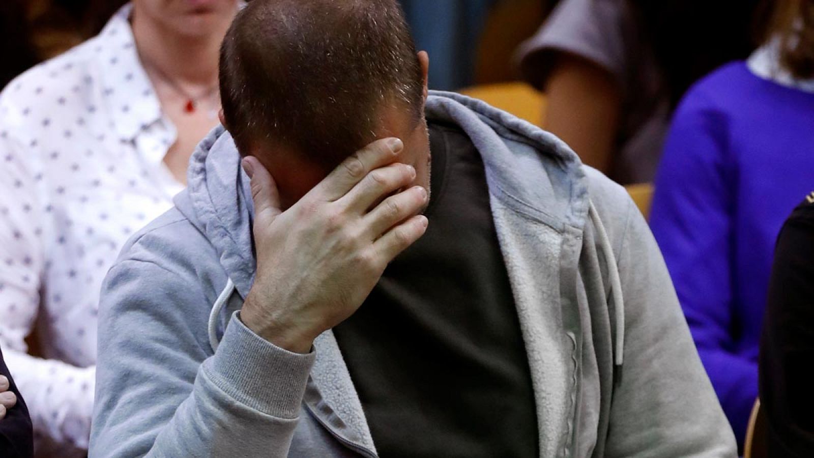 El presunto pederasta de Ciudad Lineal, Antonio Ortiz, al comienzo del juicio