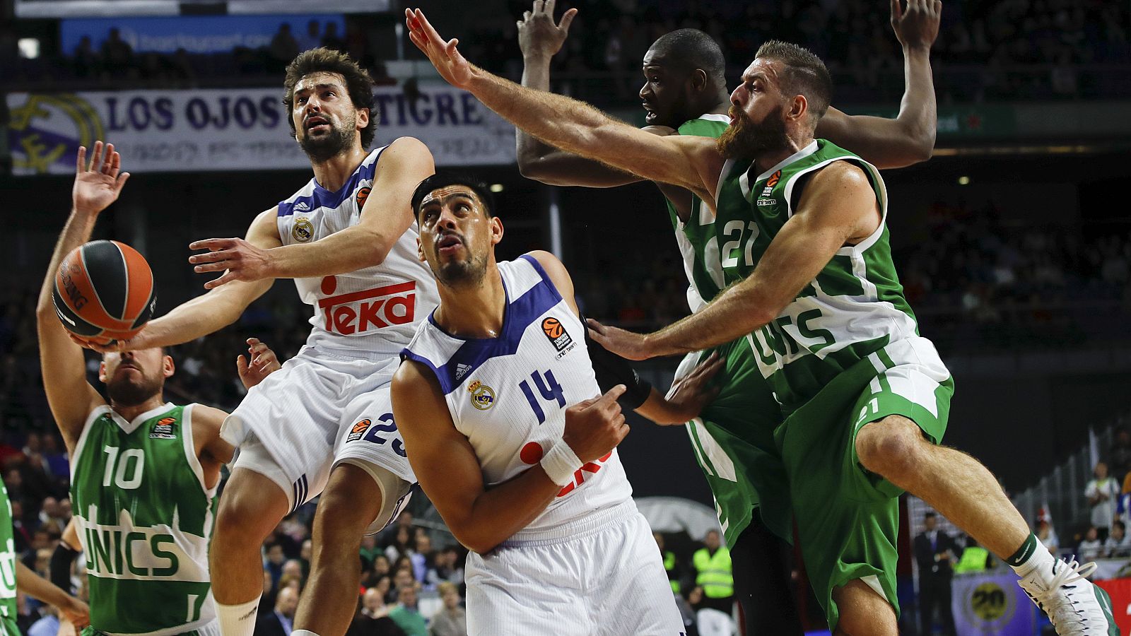 El Madrid gana, pero sufre demasiado ante un 'amable' Unics Kazan