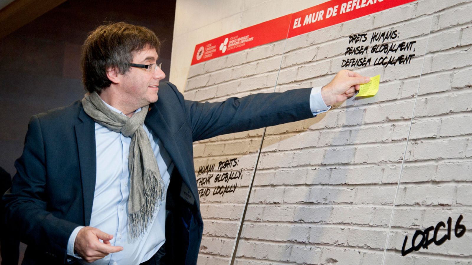 El presidente de la Generalitat de Cataluña, Carles Puigdemont