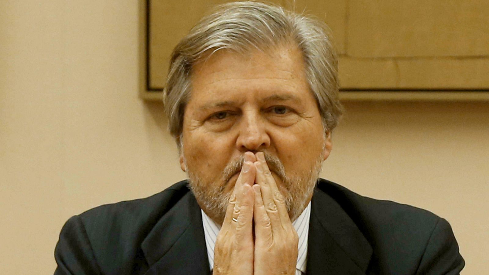 El ministro de Educación y portavoz del Gobierno, Íñigo Méndez de Vigo, en el Congreso