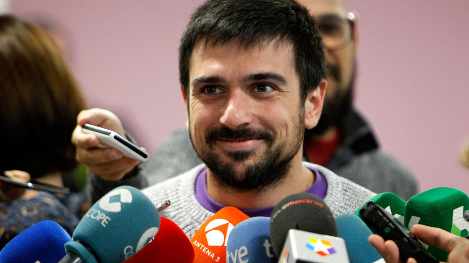 El secretario general de Podemos en la Comunidad de Madrid, Ramón Espinar