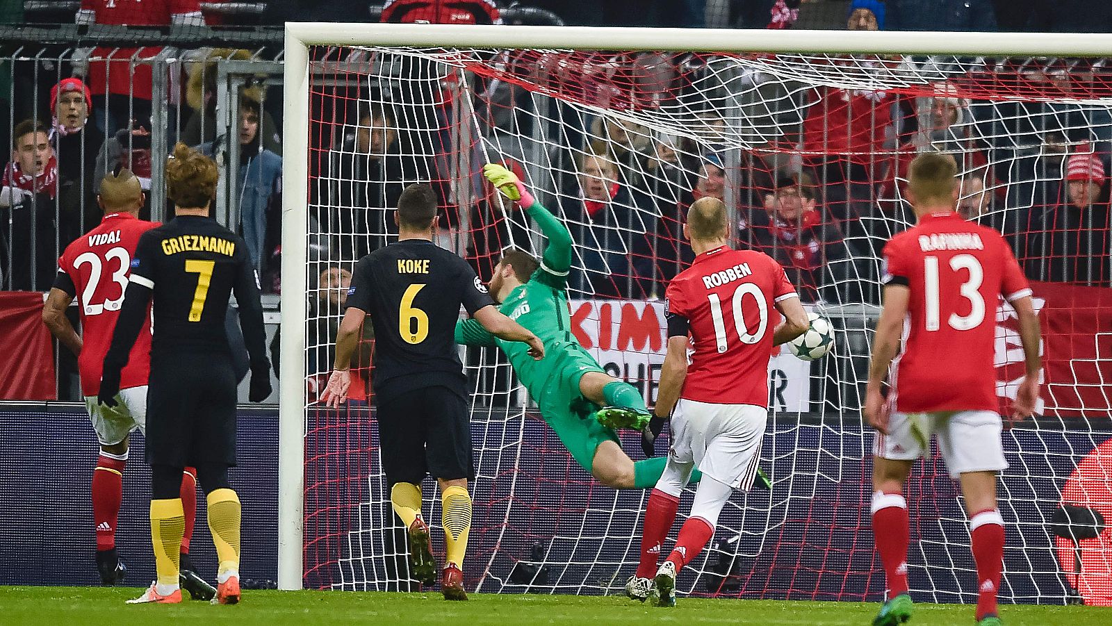 Gol del Bayern al Atlético