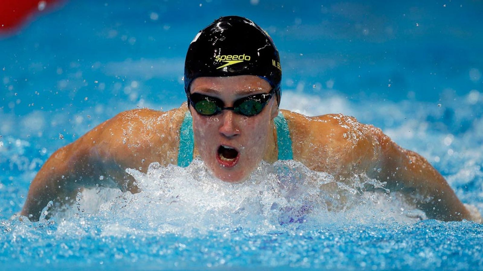 La nadadora española Mireia Belmonte, durante el Mundial de Piscina Corta