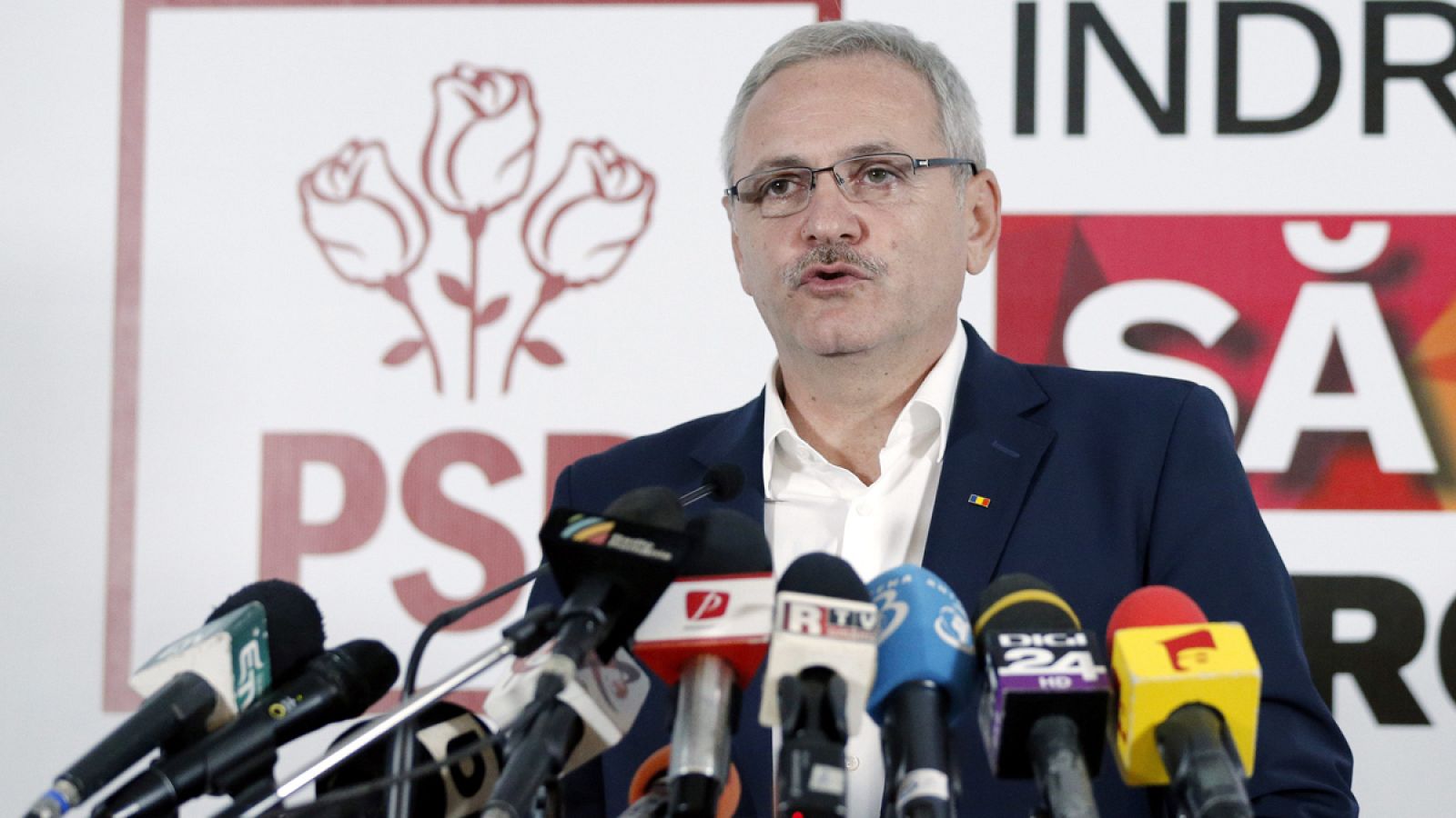 El líder del Partido Socialdemócrata rumano (PSD), Liviu Dragnea