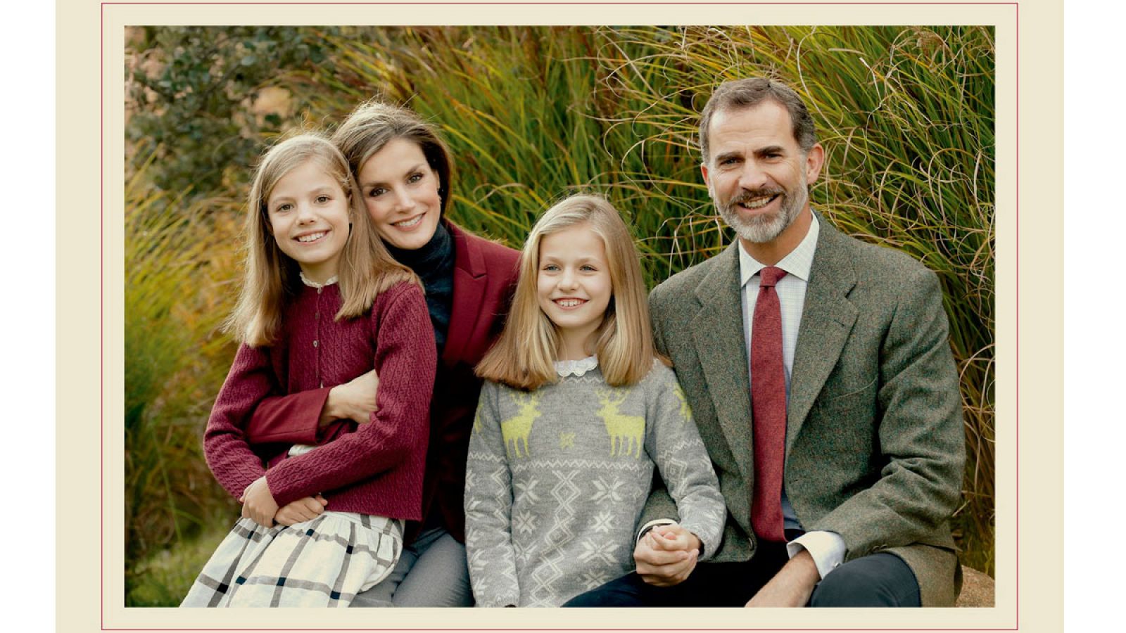 Felicitación de Navidad de 2016 de los reyes de España.